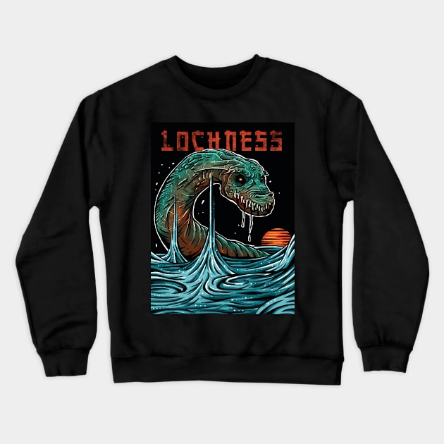 Lochness Crewneck Sweatshirt by ChrisGeocos